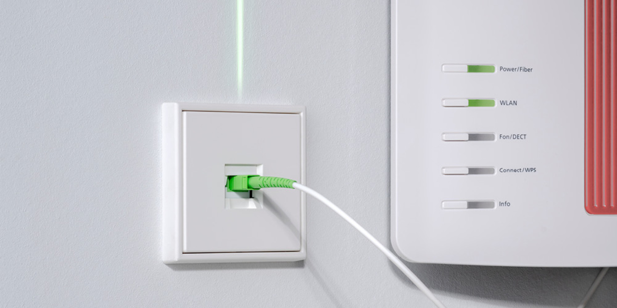 Die neuen Glasfaser-Anschlussdosen bei Elektro-Ballin GmbH & Co. KG in Gotha