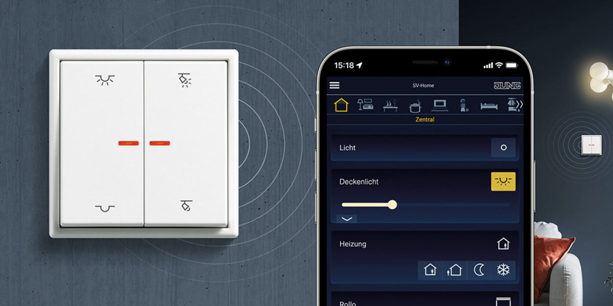 KNX RF Taster bei Elektro-Ballin GmbH & Co. KG in Gotha
